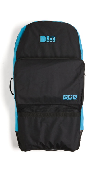 2026 Bulldog Triple Bodyboard Bag BDBBBT - Black / Cyan